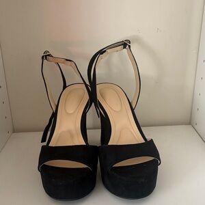 Jessica Simpson Black Platform Heels